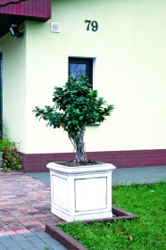 Вазон современный квадратный