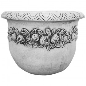 Вазон круглый с фруктами