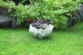 Вазон современный Скорлупа