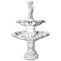 Фонтан Девушка со снопом, 2 чаши