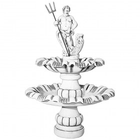 Фонтан античный Нептун, 2 чаши