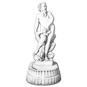 Фонтан античный Посейдон с рыбой