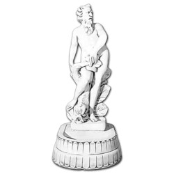 Фонтан античный Посейдон с рыбой