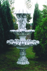 Фонтан скульптурный Дети под зонтом