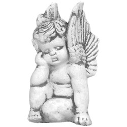 Скульптура Ангелочек с крыльями