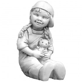 Скульптура современная Девочка с игрушкой