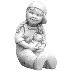 Скульптура современная Девочка с игрушкой