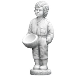 Скульптура современная Мальчик с лукошком