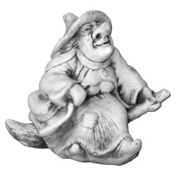 Скульптура Ведьма на метле