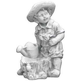 Скульптура современная Мальчик с лейкой