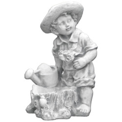 Скульптура современная Мальчик с лейкой