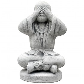 Скульптура Будды Ничего не вижу