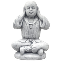 Скульптура Будды Ничего не слышу