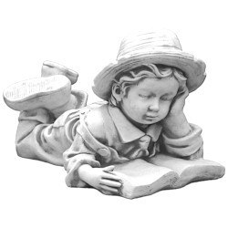 Скульптура современная Мальчик читает книгу