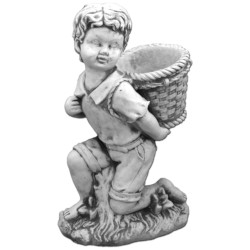 Скульптура Мальчик с корзиной