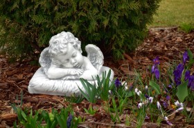 Скульптура Спящий ангел