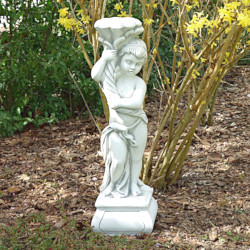 Скульптура садовая Амур с рогом