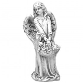 Скульптура Ангел с корзиночкой