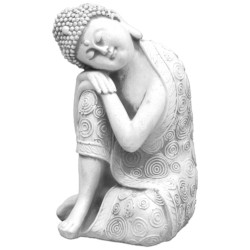 Скульптура Будда спит, склонив голову влево