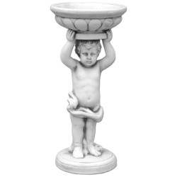 Скульптура Мальчик с цветочным горшком