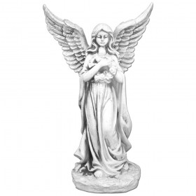 Скульптура ангела Девушка с венком
