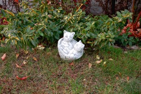 Скульптура Котята в корзинке