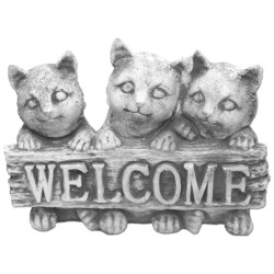 Скульптура Котята «WELCOME»