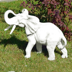 Скульптура декоративная Слон с поднятым хоботом