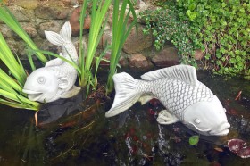 Скульптура Рыбка с трубкой для воды