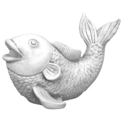 Скульптура Рыбка с трубкой для воды
