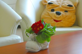 Вазон Ботинок с мышкой