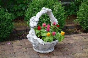 Вазон современный Корзинка