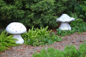 Скульптура декоративная Гриб