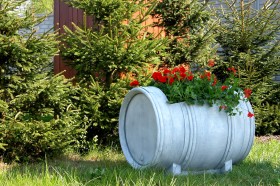 Вазон Бочка