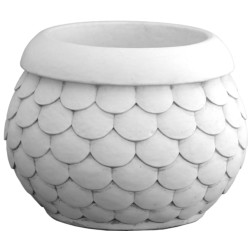 Вазон современный круглый