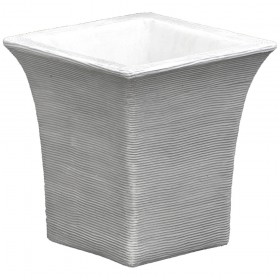 Вазон современный, квадратный с расширением вверху