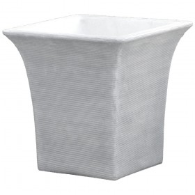 Вазон современный, квадратный с расширением вверху