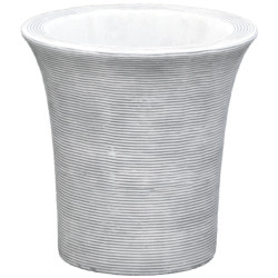 Вазон современный, круглый с расширением вверху