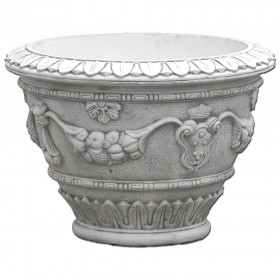 Вазон античный, круглый с орнаментом