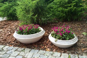 Вазон круглый