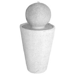 Фонтан декоративный конусный с шаром