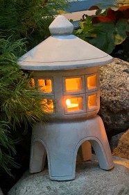 Фонарь японский круглый, средний