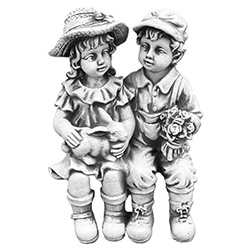 Скульптура Девочка и мальчик
