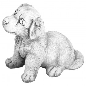 Скульптура  Щенок сидит