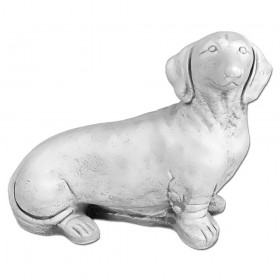 Скульптура  Такса сидит