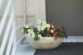 Вазон классический круглый