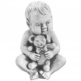 Скульптура  Ребенок с игрушкой