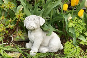 Скульптура  Щенок сидит