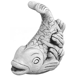 Скульптура  Рыба с трубкой для воды