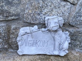 Скульптура  Собака «Welcome»